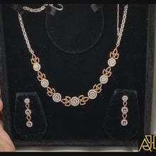 Load and play video in Gallery viewer, Lovely Diamond Necklace Set
