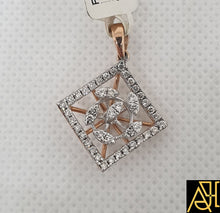 Load image into Gallery viewer, Multi-Faceted Diamond Pendant Set
