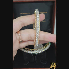 Load and play video in Gallery viewer, Sophisticated Solitaire Bangles
