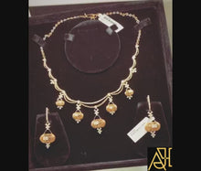 Load and play video in Gallery viewer, Artistic Diamond Necklace Set
