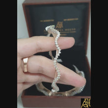 Load and play video in Gallery viewer, Polished Diamond Bangles
