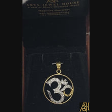 Load and play video in Gallery viewer, OM 4 Religious Diamond Pendant

