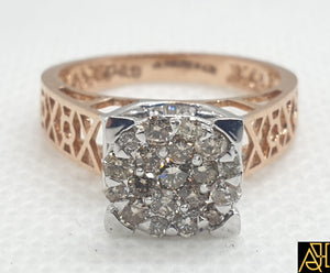 Creative Diamond Engagement Ring