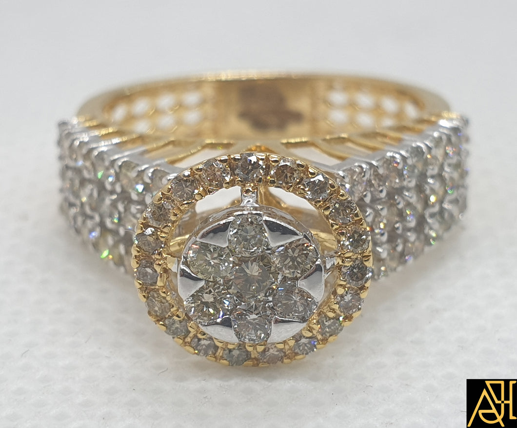 Strong Diamond Engagement Ring