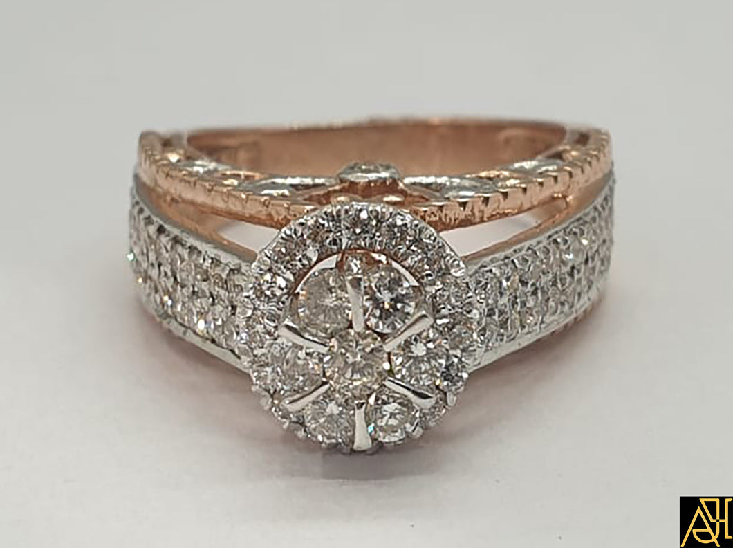 Pleasant Diamond Engagement Ring
