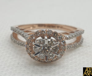 Magic Diamond Engagement Ring