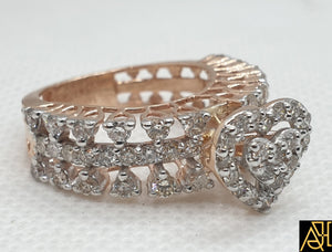 Heartfelt Diamond Engagement Ring