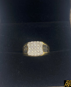 Sharp Men's Diamond Ring