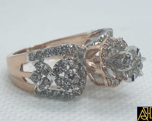 Dynamic Diamond Engagement Ring
