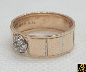 Clean Cut Men's Diamond Ring