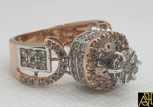 Jewelled Diamond Engagement Ring