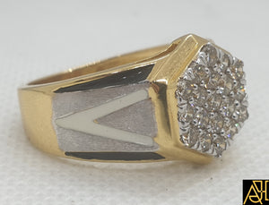 Eccentric Men's Diamond Ring