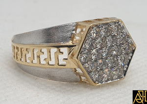 Charismatic Men's Diamond Ring