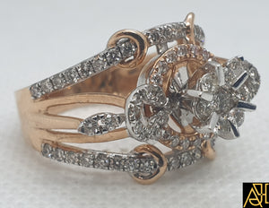 Peaceful Diamond Engagement Ring