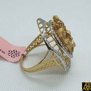 Radha Krishna Ji Diamond Cocktail Ring