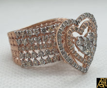 Load image into Gallery viewer, Hearty Diamond Engagement Ring
