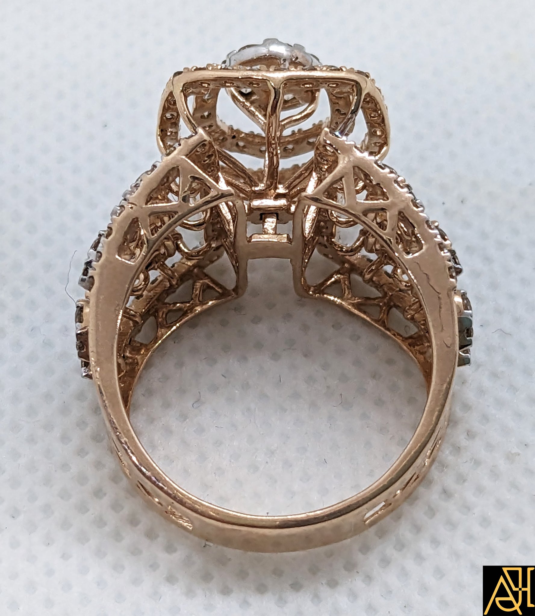 Beautiful Real Diamond Engagement Ring in Rose Gold, Size: US 6 at Rs 29999  in Mumbai