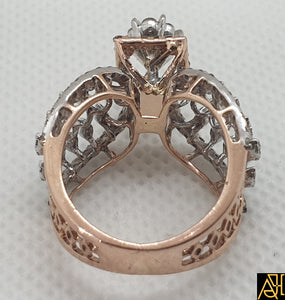 Brainy Diamond Engagement Ring
