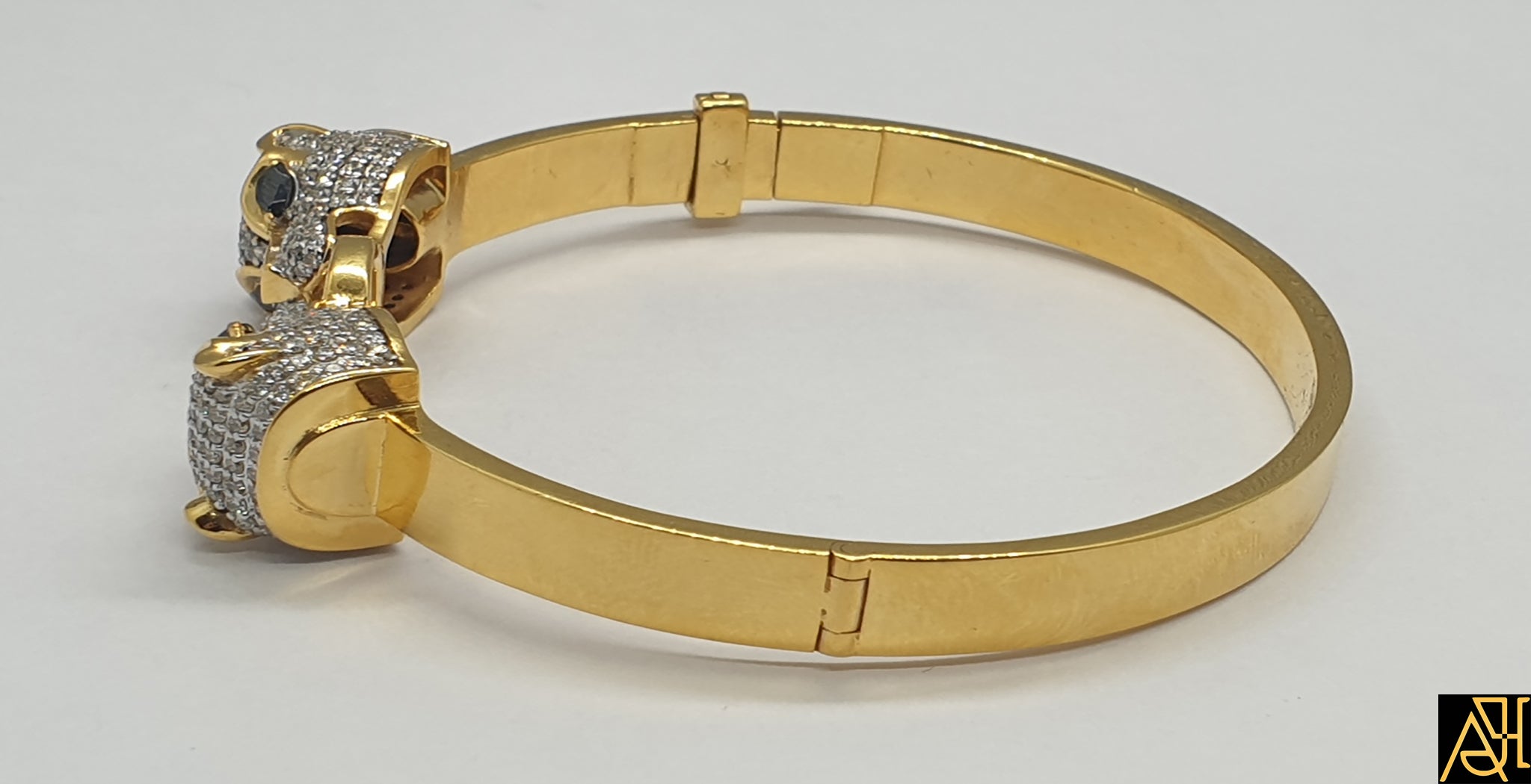 Alwand Vahan JAGUAR Bracelet in 14K Gold and Diamonds - 22584D08