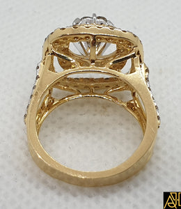 Fashioned Diamond Engagement Ring