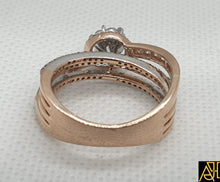 Load image into Gallery viewer, Criss Cross Diamond Engagement Ring

