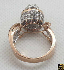 Jewelled Diamond Engagement Ring