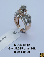 Load image into Gallery viewer, Dynamic Diamond Engagement Ring
