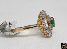 Load image into Gallery viewer, Emerald Tikli Set Ring
