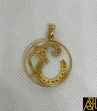 Load image into Gallery viewer, Om 3 Religious Diamond Pendant
