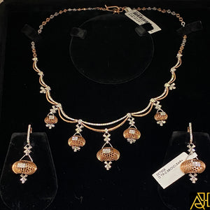 Artistic Diamond Necklace Set
