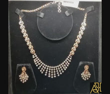 Load and play video in Gallery viewer, Intricate Diamond Necklace Set
