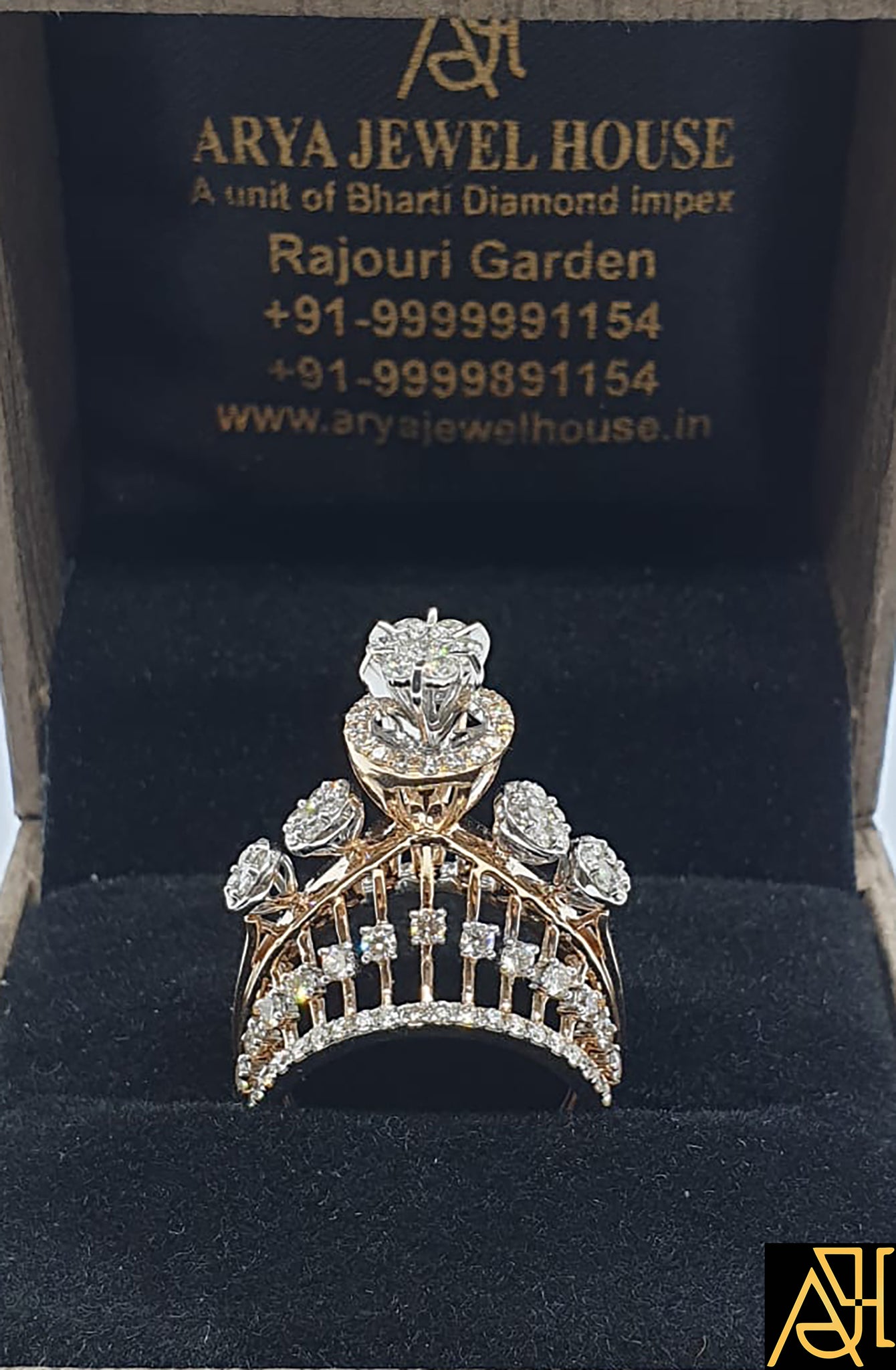 Crown Shape Fashion Zircon Ring 💍 – BIGHKSALE
