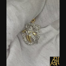 Load and play video in Gallery viewer, Ganesha Religious Diamond Pendant
